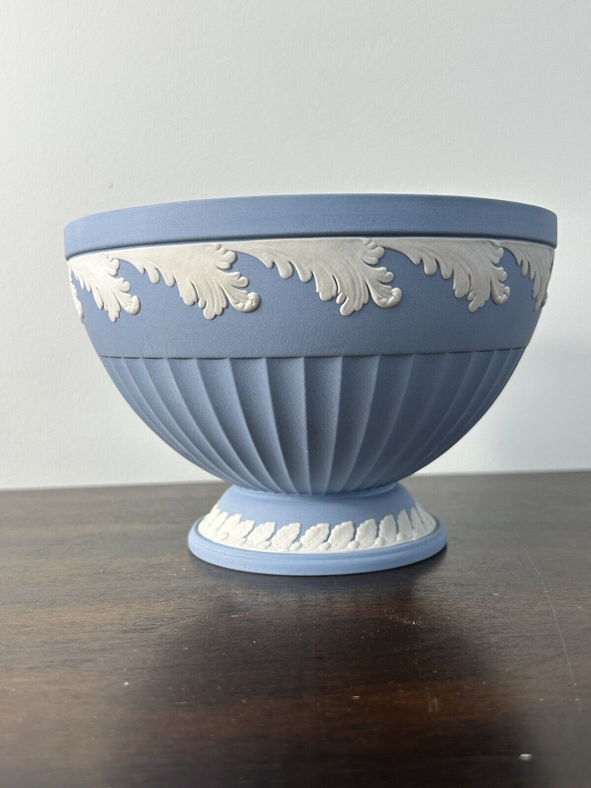 Wedgwood Jasperware Pedistal Fluted Bowl