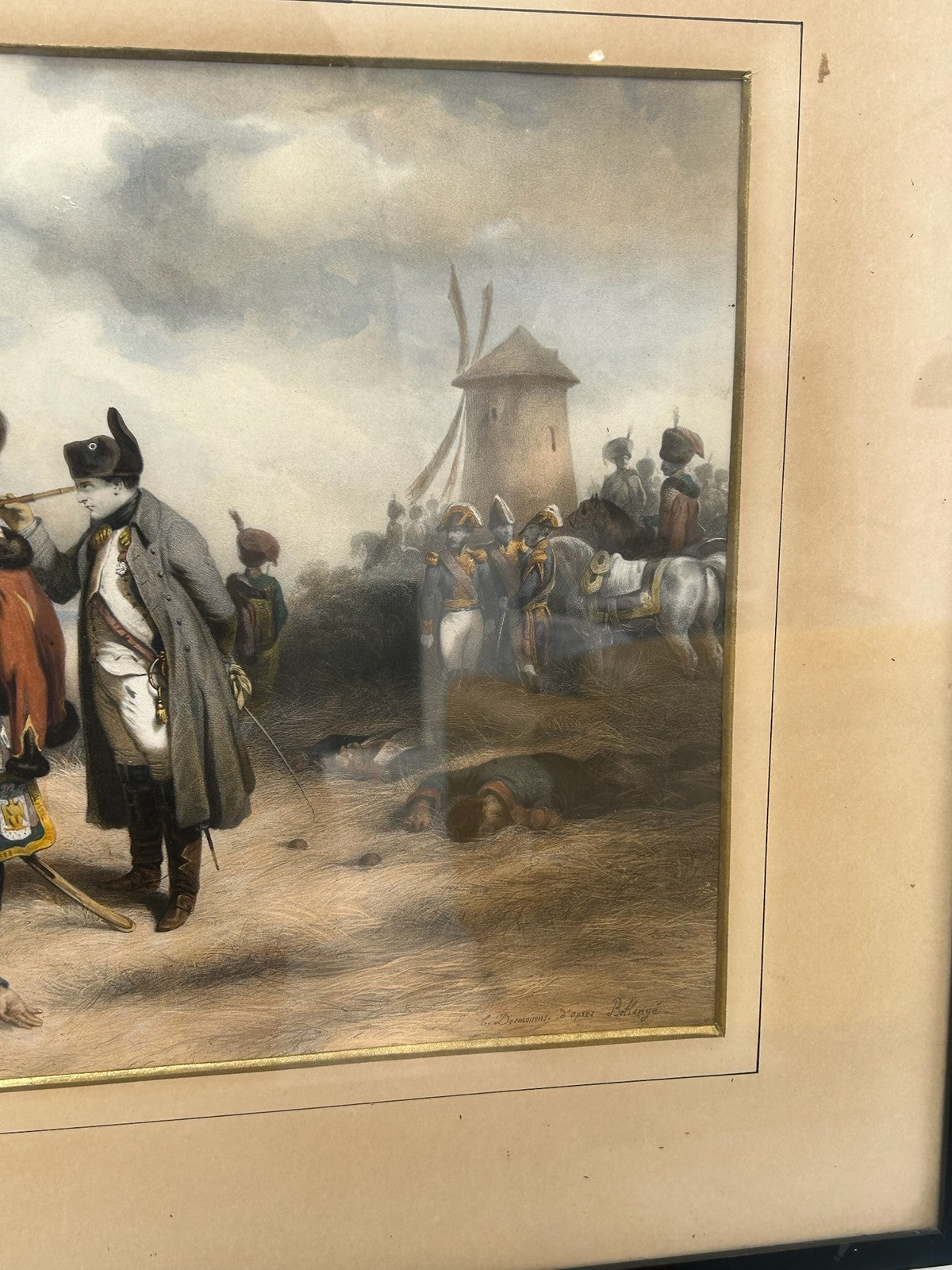 Desmaisons after Bellange Napoleonic Imperial Guard Grenadiers Lithograph Framed5