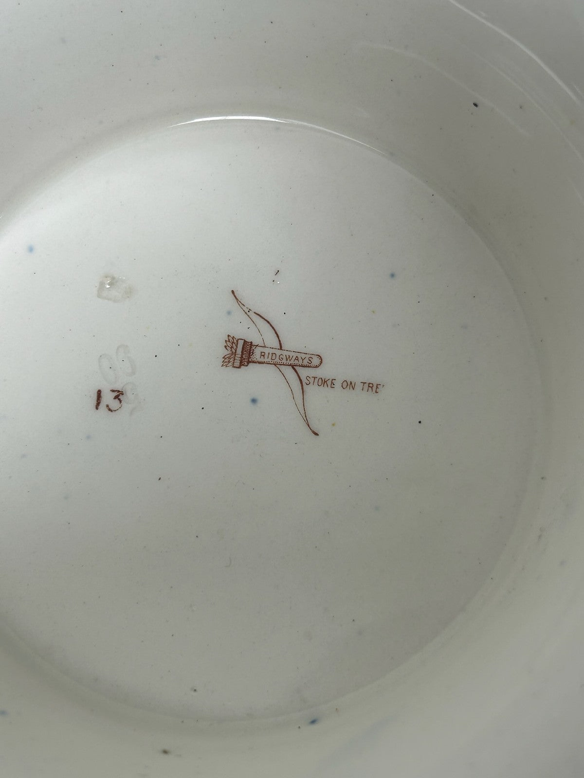 Ridgway Ironstone Imari Pattern Footed Bowl Comport Antique 24cm5
