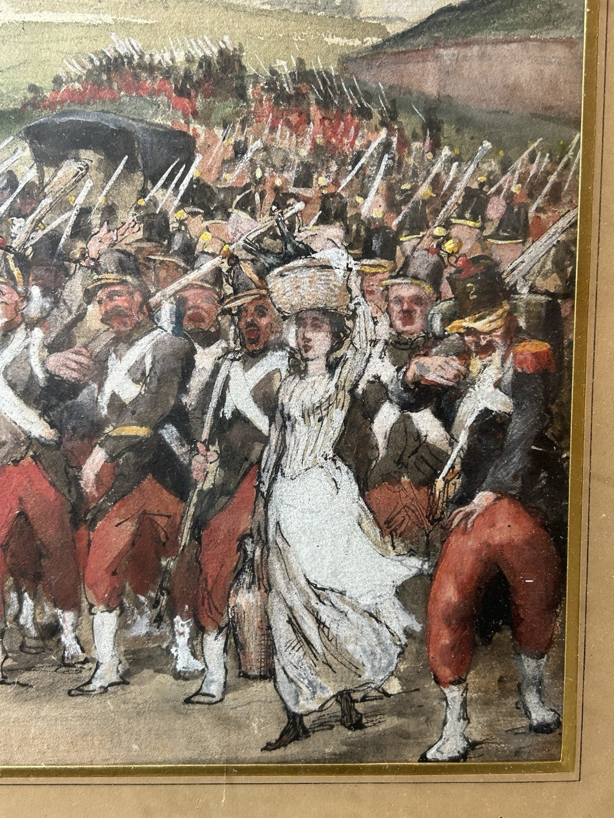 Frédéric Régamey (1849–1925) – Attributed – Marching Soldiers3