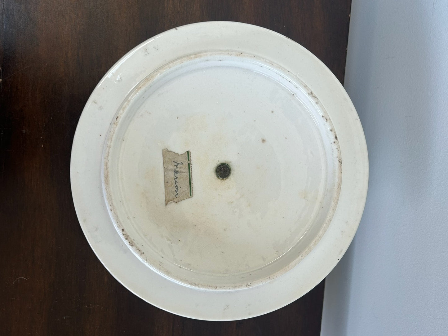British Porcelain Ice Pail Cover / Lid Gilt & Floral Twin Handled11