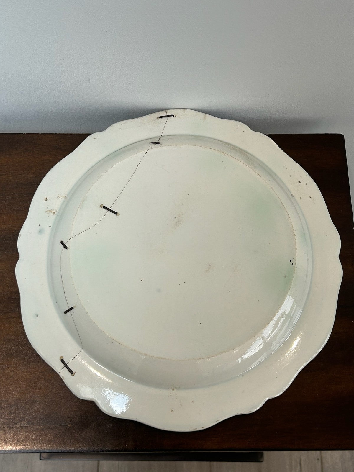 Antique Cambrian Pottery Swansea Coles Haynes Chinoiserie Dish c.1790 Welsh4