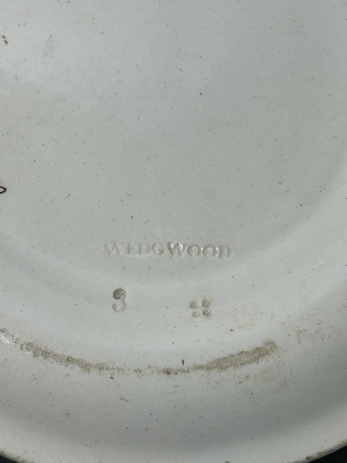 Antique Wedgwood Pearlware Yellow Ground Passion Flower Plate Impressed 17cm4