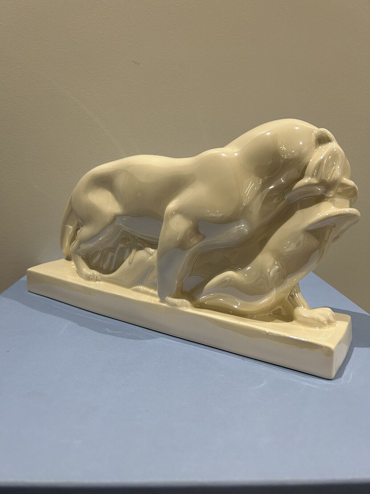 Wedgwood John Skeaping Tiger with Buck from the Escape Range Lustre Finish 32cm*