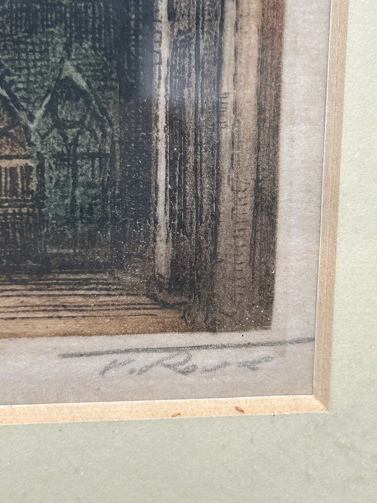 Leopold Robin & Marty Etchings x3 Notre Dame Paris Hand Coloured Signed Framed4