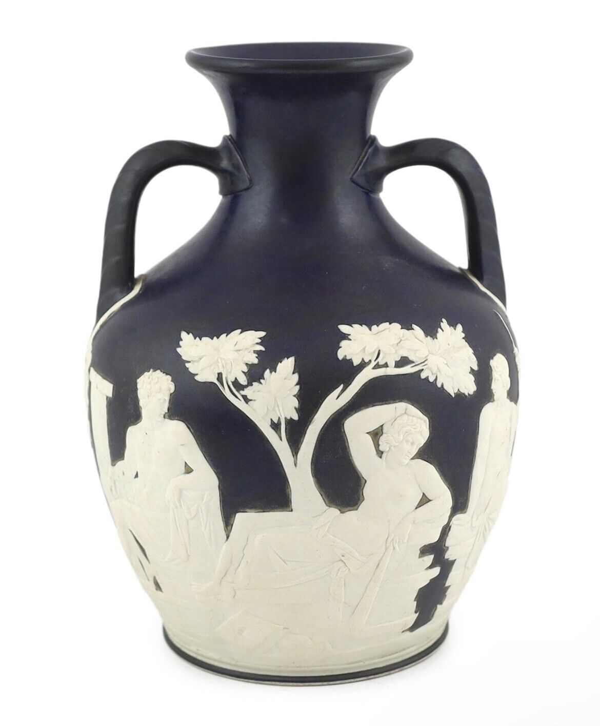 Wedgwood portland Vase Full Size 19th Century Jasperware Portland Vase - 26cm