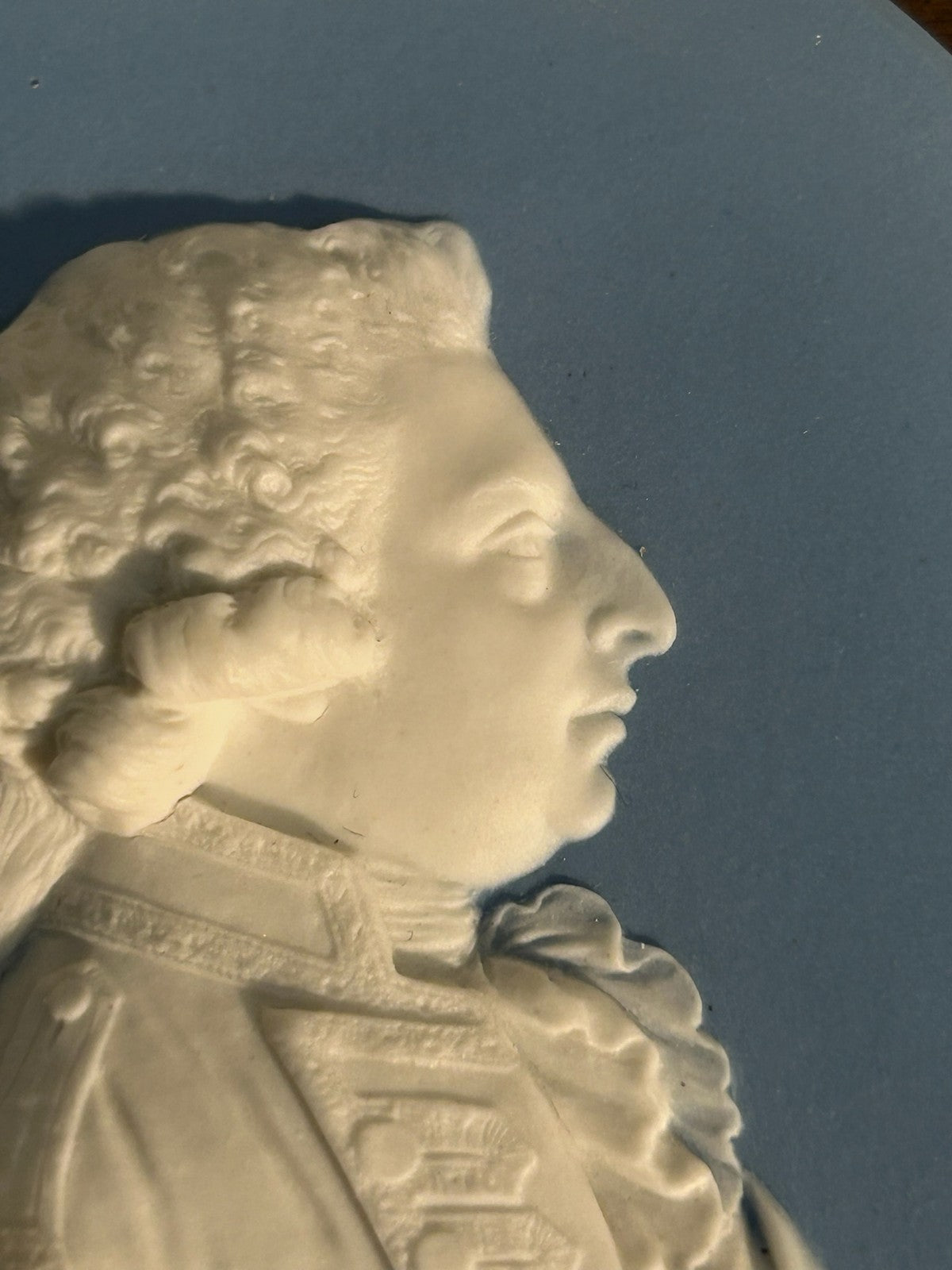 Antique 18thC Wedgwood Blue Jasper Portrait Medallion Frederick Duke of York6
