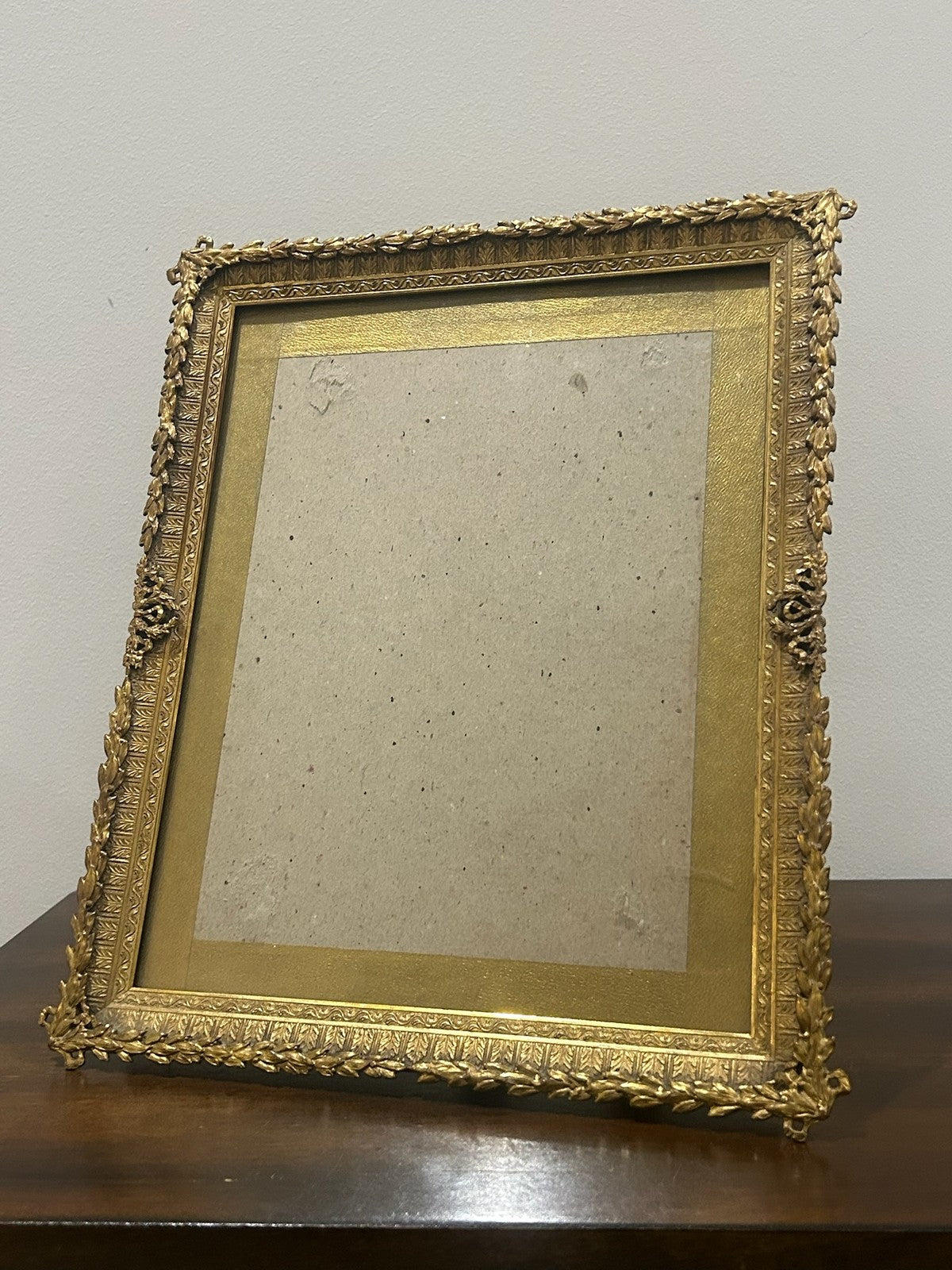 Antique Stern Brothers New York Gilt Metal Ornate Picture Photograph Frame2