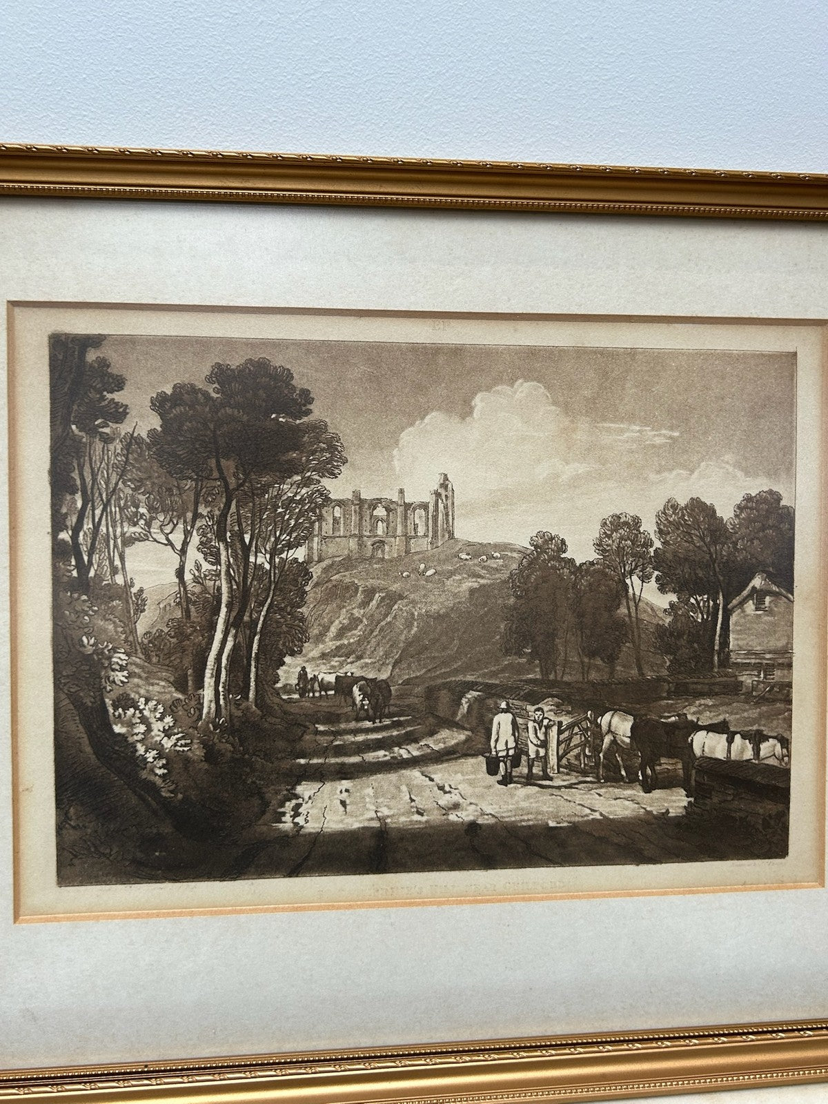 Pair Turner Liber Studiorum Autotype Facsimiles Hind Head & St Catherines Hill1